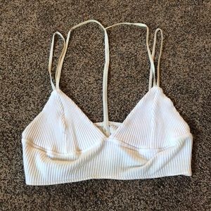 White bralette